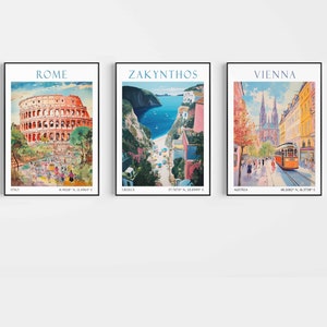 Travel prints, ANY city ANY country City prints travel poster Custom personalised wall art Home decor print personalised birthday gift