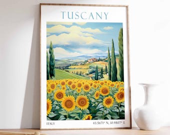 Tuscany Print, Italy Wall Art, Tuscany Landscape, Tuscany Art Print, Italian Art, Tuscany Art Print, Italy Decor, Europe Print, Travel Gift