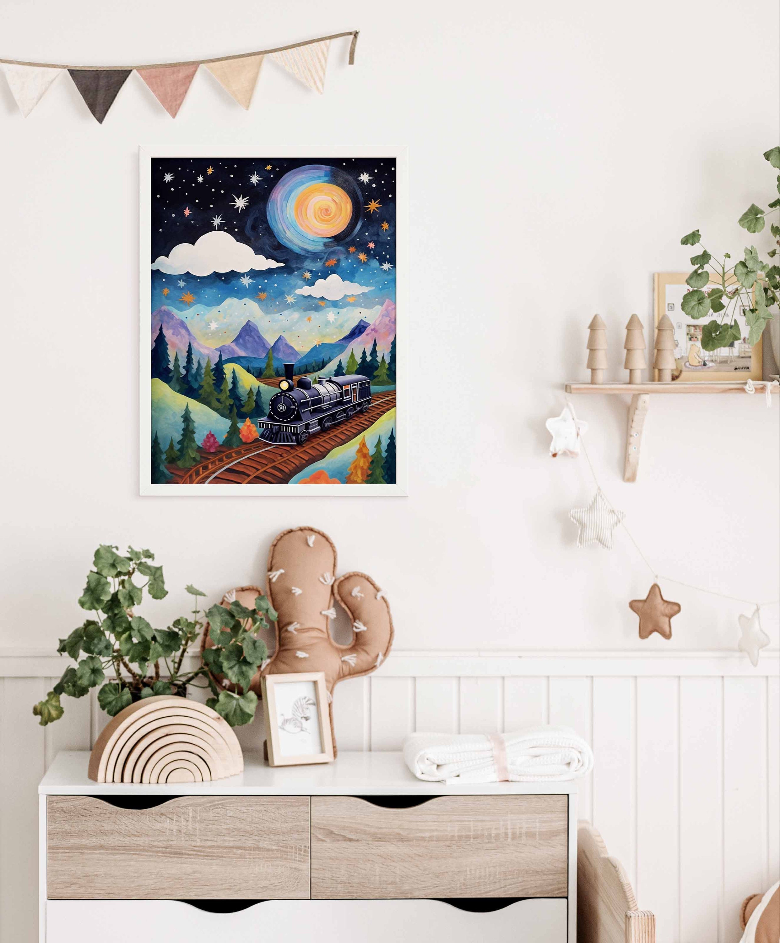 Train Print Train Wall Art Steam Train Poster Boys Room - Etsy Australia