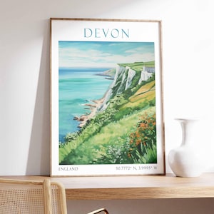 Devon Print, Devon Poster, Devon Wall Art, Devon Art Print, Devon Artwork, Devon Photo, Devon Travel, Devon Decor, Devon Poster Gift