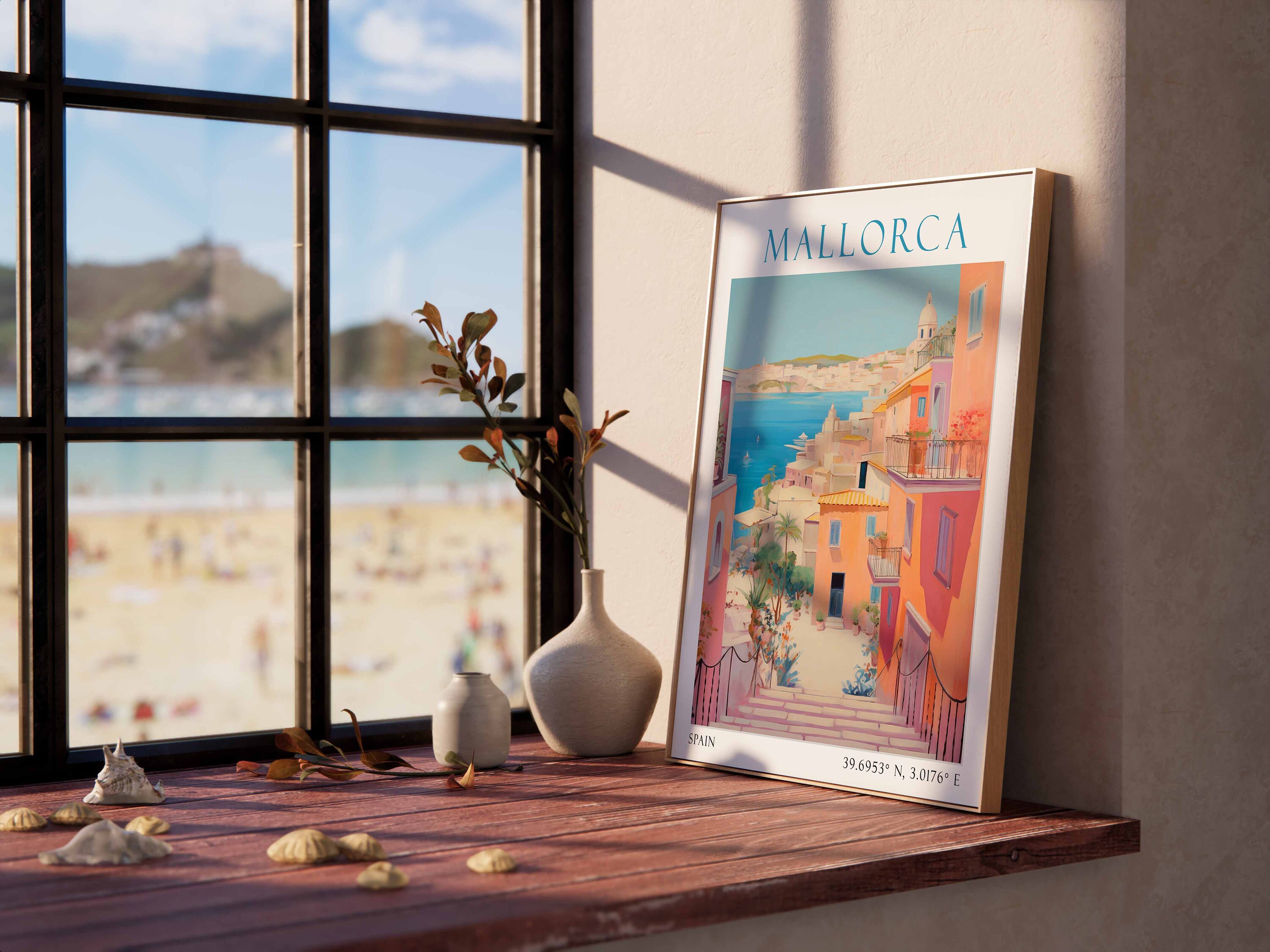 Mayorca Print Mallorca Print, Majorca Travel Print, Mallorca Poster, Spain Wall Art ...