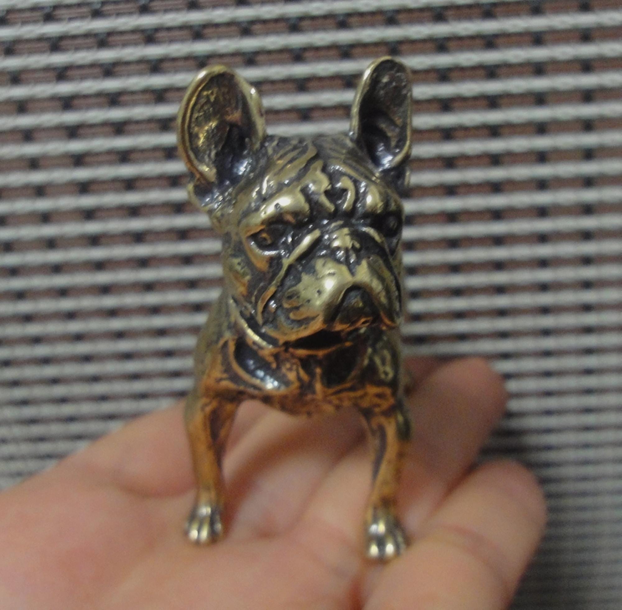 Vintage French Bulldog Figurine - Etsy