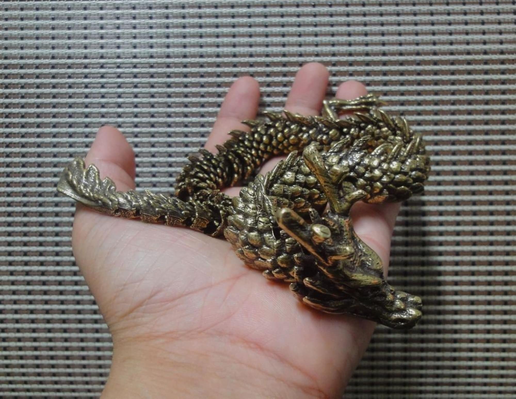 Vintage Chinese Dragon Statue - Etsy