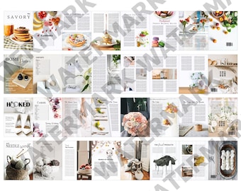 HOME MAGAZINES: Assorted Themes Printable Miniature Magazines (PDF Files)