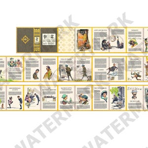 PENROD - A Miniature Printable of of Booth Tarkington's Illustrated Novel