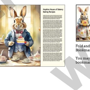 THE HOPKINS COOKBOOK - A Printable Miniature Illustrated Book With ...