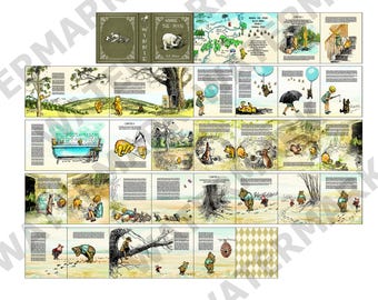 WINNIE THE POOH 1 - A Printable Miniature Classic Children Book