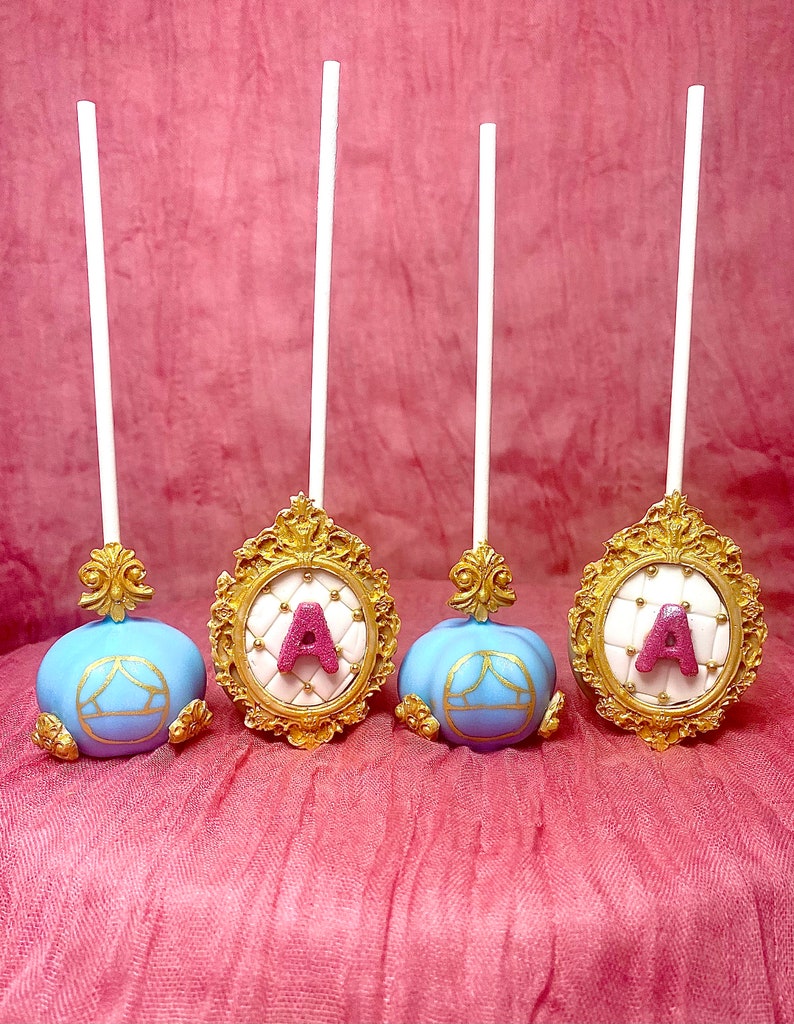 Princess Pudding Pop Princess Cakepops Disney Princesses Cake Pops Birthday Party Favours - Etsy