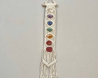 Chakra Macrame Wall Hanging (Braided Cord)