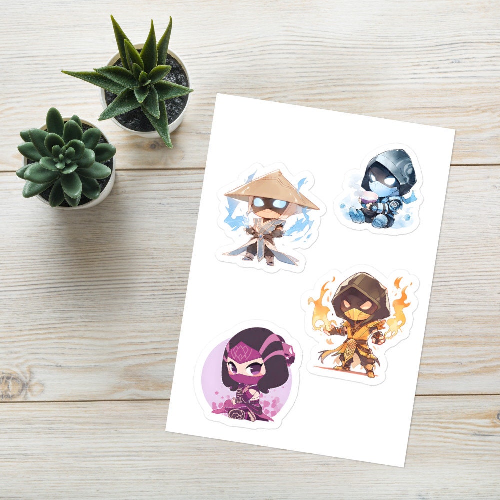 Mortal Kombat Phrases Sticker Sheet | Mortal Kombat 11 Sticker for Sale  by surik