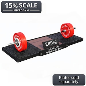 Miniature Deadlift Platform – 15% Scale Gym