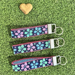 Dog or Cat Memorial Keychain, Repurposed Collar, Repurposed Leash, Pet Sympathy Gift, Pet Loss, Dog Collar, Dog Collar,Pet Memorial Keepsake