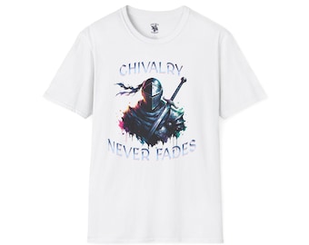 Medieval Knight T-Shirt: Chivalry Sword Art, Renaissance Costume