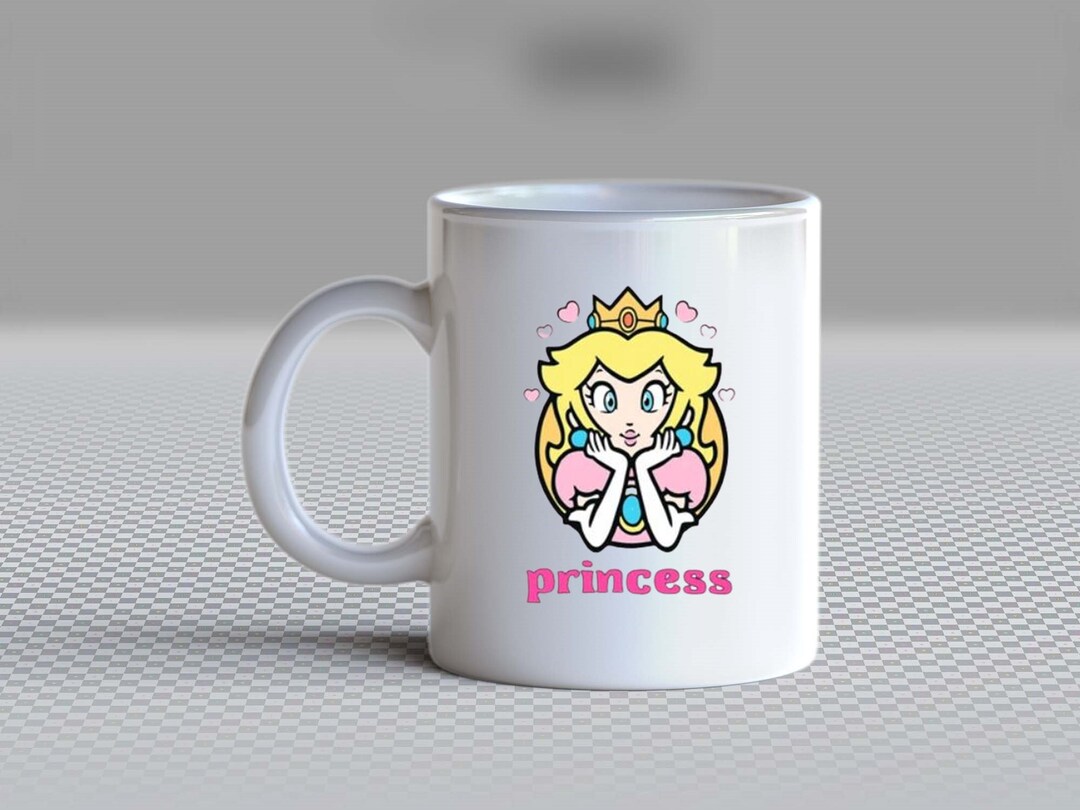 Princess Peach Mug Princess Mug Gift Mug Gift for Best Etsy