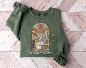 Disney Tale as Old as Time Shirt, Disney Belle Sweatshirt, Beauty And The Beast Shirt, Beauty Belle Tshirt, Disney Princess Shirt, 513