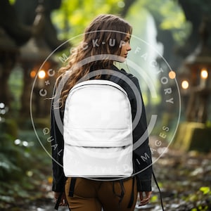 Backpack Mockup, AOP Backpack Mock-up, Image for Backpack, Mockup for Unisex Classic Backpack, Easy Edit Mockup for a Printed Backpack