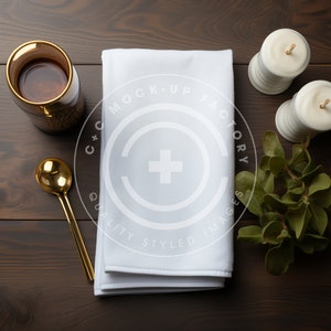 Kitchen Hand Towel Mockup, Hand Towel Mockup, Mockup for Towel, Kitchen Towel, Add your design to a Blank Hand Towel in the Kitchen.