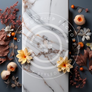 Fundo de maquete floral plano, casamento, convite, cartão de felicitações, diário, porta-copos, produtos POD, joias, foto de fundo editável