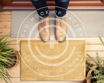 Mockup di zerbino per 24" × 16" Mockup di zerbino, immagine dello zerbino, immagine e immagine dello zerbino, zerbino per il modello, immagine del tappetino di benvenuto