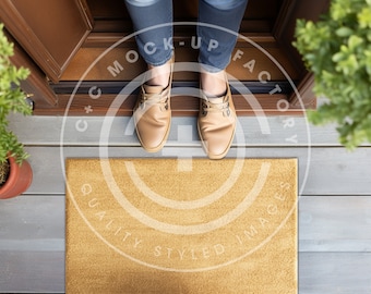 Mockup di zerbino per 24" × 16" Mockup di zerbino, immagine dello zerbino, immagine e immagine dello zerbino, zerbino per il modello, immagine del tappetino di benvenuto