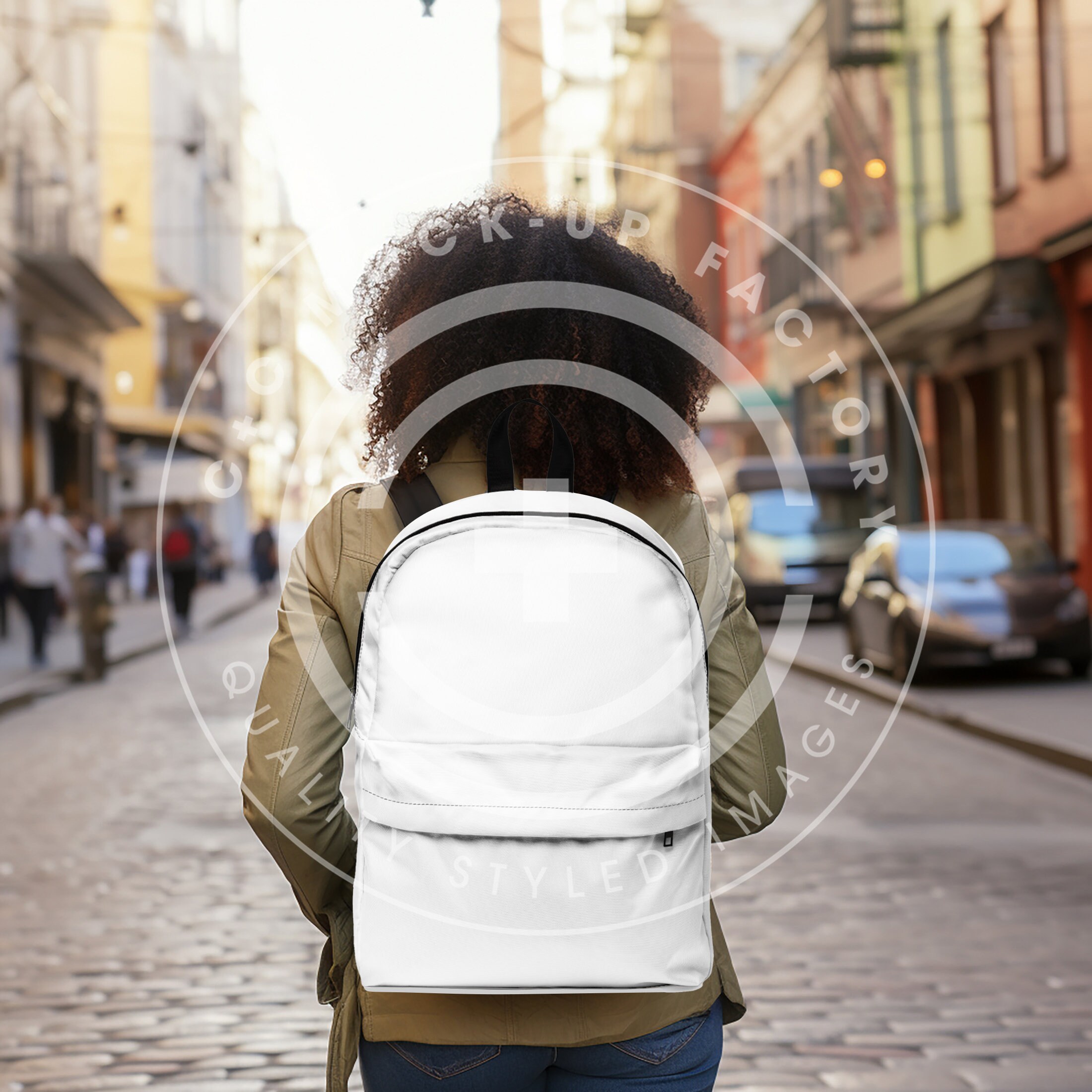 Backpack Mockup, AOP Backpack Mock-up, Image for Backpack, Mockup for Unisex Classic Backpack, Easy Edit Mockup for a Printed Backpack