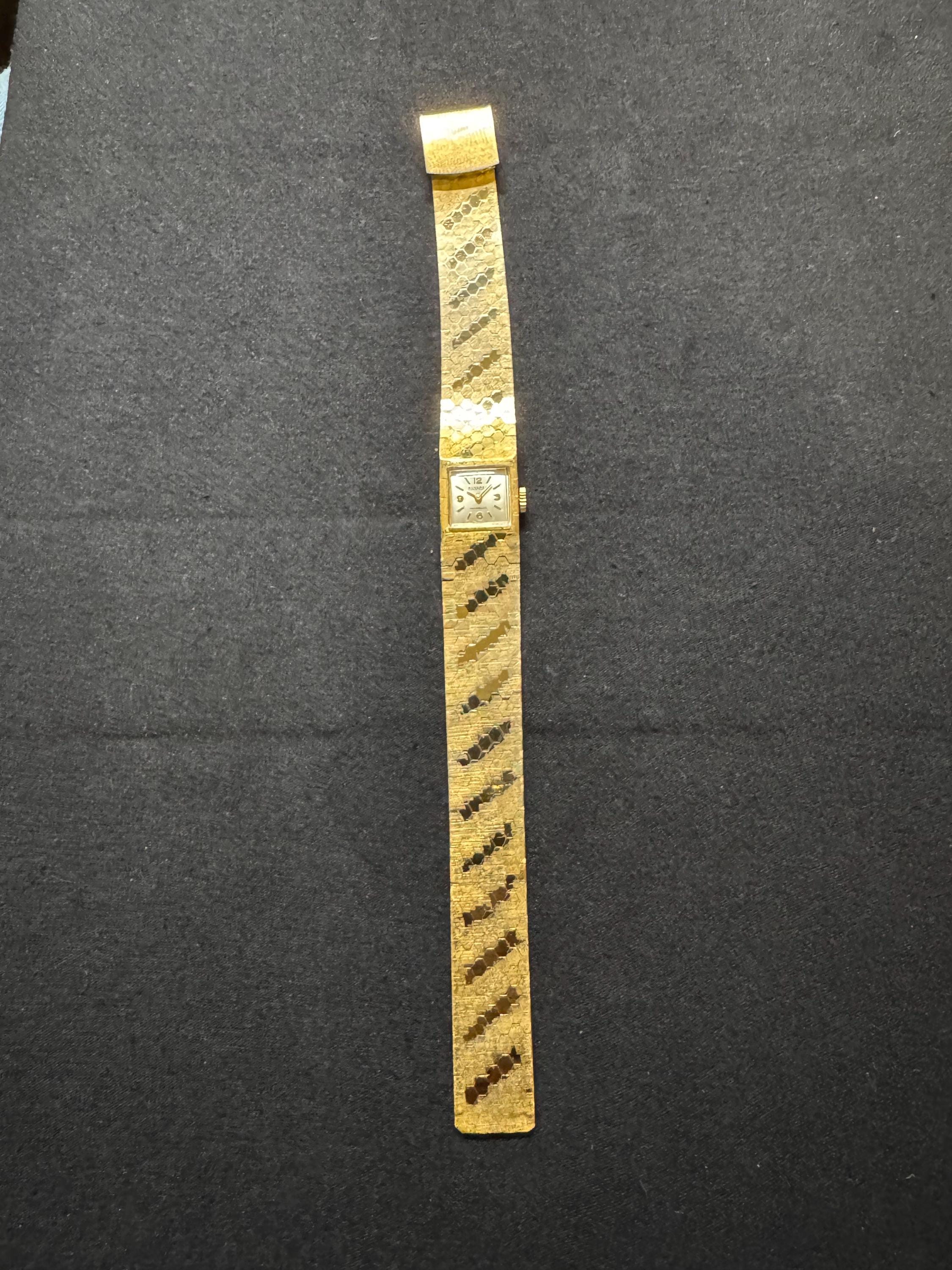 Swiss Made Alvarez Gold Tone Bracelet Watch: Ladies Manual  display picture 3