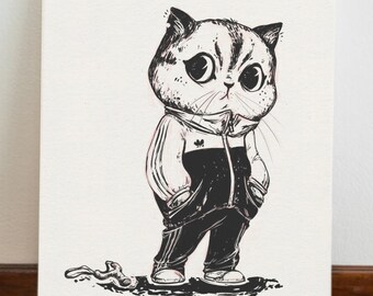 Street Cat Canvas