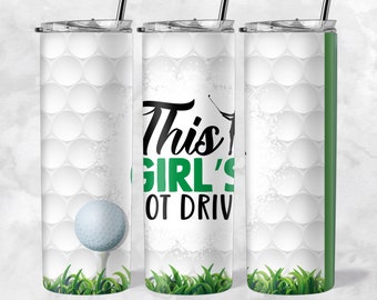 Golf Tumbler Wrap for her Golf Tumbler png, Golf Ball Tumbler Sublimation Tumbler File Digital Tumbler Wrap, 20 oz Digital PNG