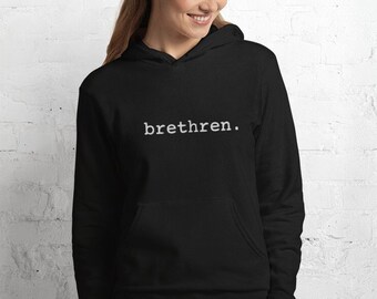 Christian Preppy Hoodie, Christian Hoodie women, Brethren Threads, Christian Sweatshirts, Girls Christian Hoodie