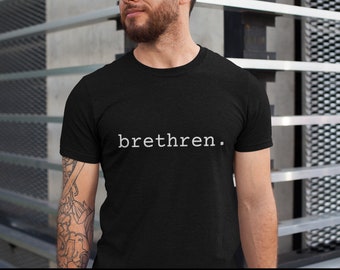 Christian T-Shirt, Christian T Shirt for men, Christian Merch, Christian Streetwear, Faith Based Shirt, Brethren Threads