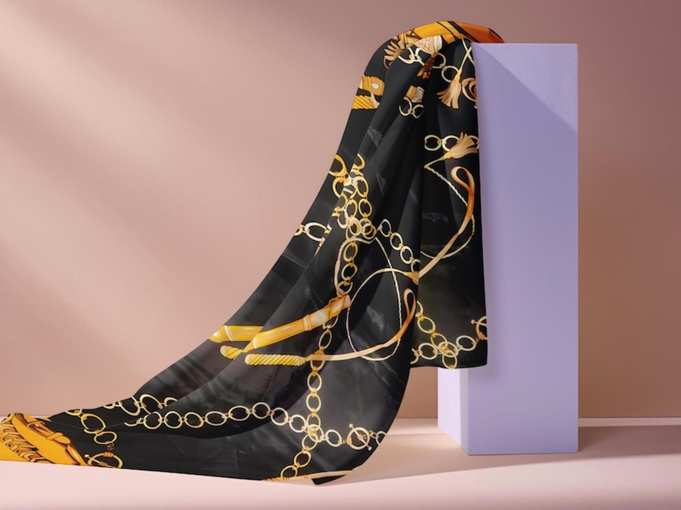 Versace Silk Scarf - Etsy