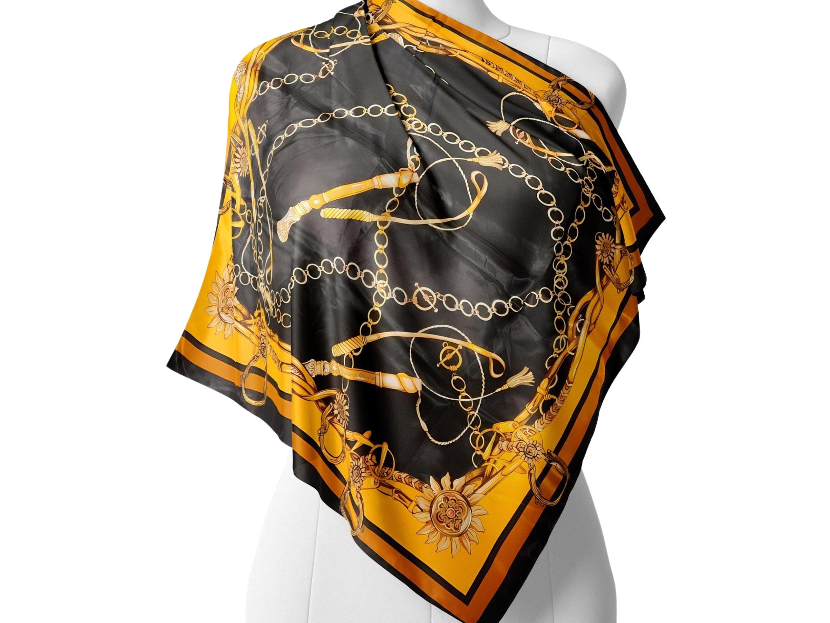 Luxe satin scarf main image 1