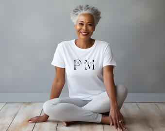 Older Black Woman Tshirt Mockup, Bella Canvas 3001 White Tshirt Mockup, Grandmother Mockup, Senior African American Woman Mockup