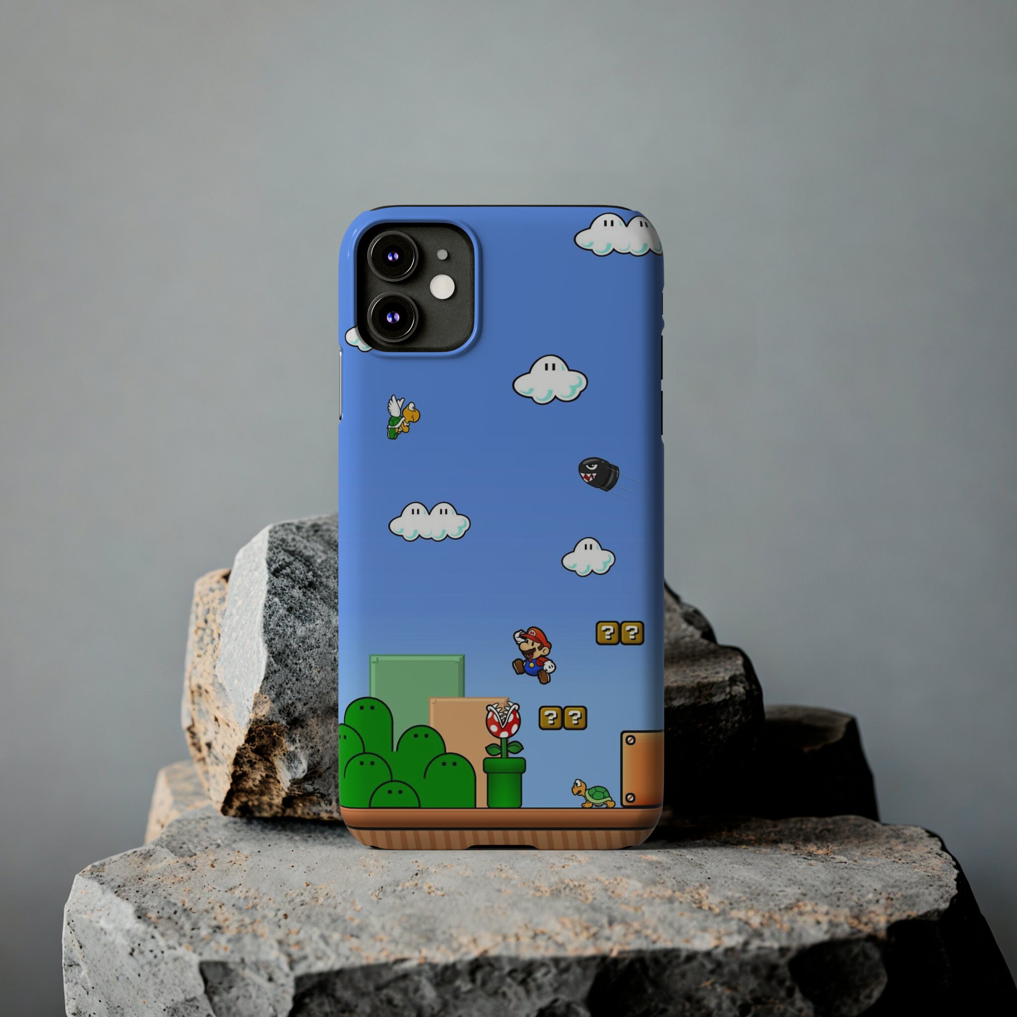 Retro Supermario Bros Gaming iPhone Case Etsy