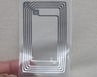 NFC Tags NTAG213: 20-Pack Programmable Stickers 54x85mm