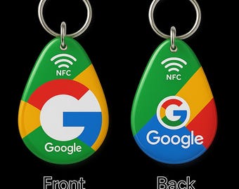 NFC Google Bewertung Schlüsselbund: Tippen Sie auf 5-Sterne Bewertungen zu sammeln