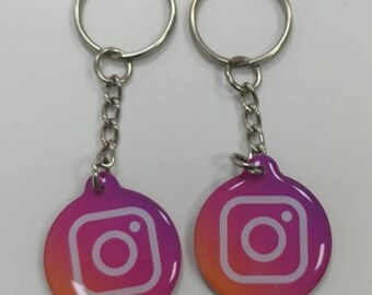 NFC Instagram Follower Keychain (2-Pack): Contactless Social Media Growth