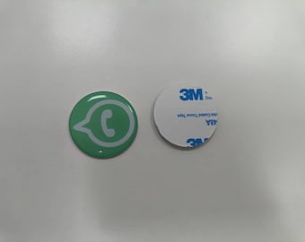 NFC WhatsApp Tag Stickers 2-Pack: Instant Customer Chat