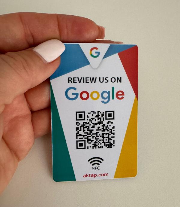 GoogleレビューカードNFCとQR - Etsy 日本