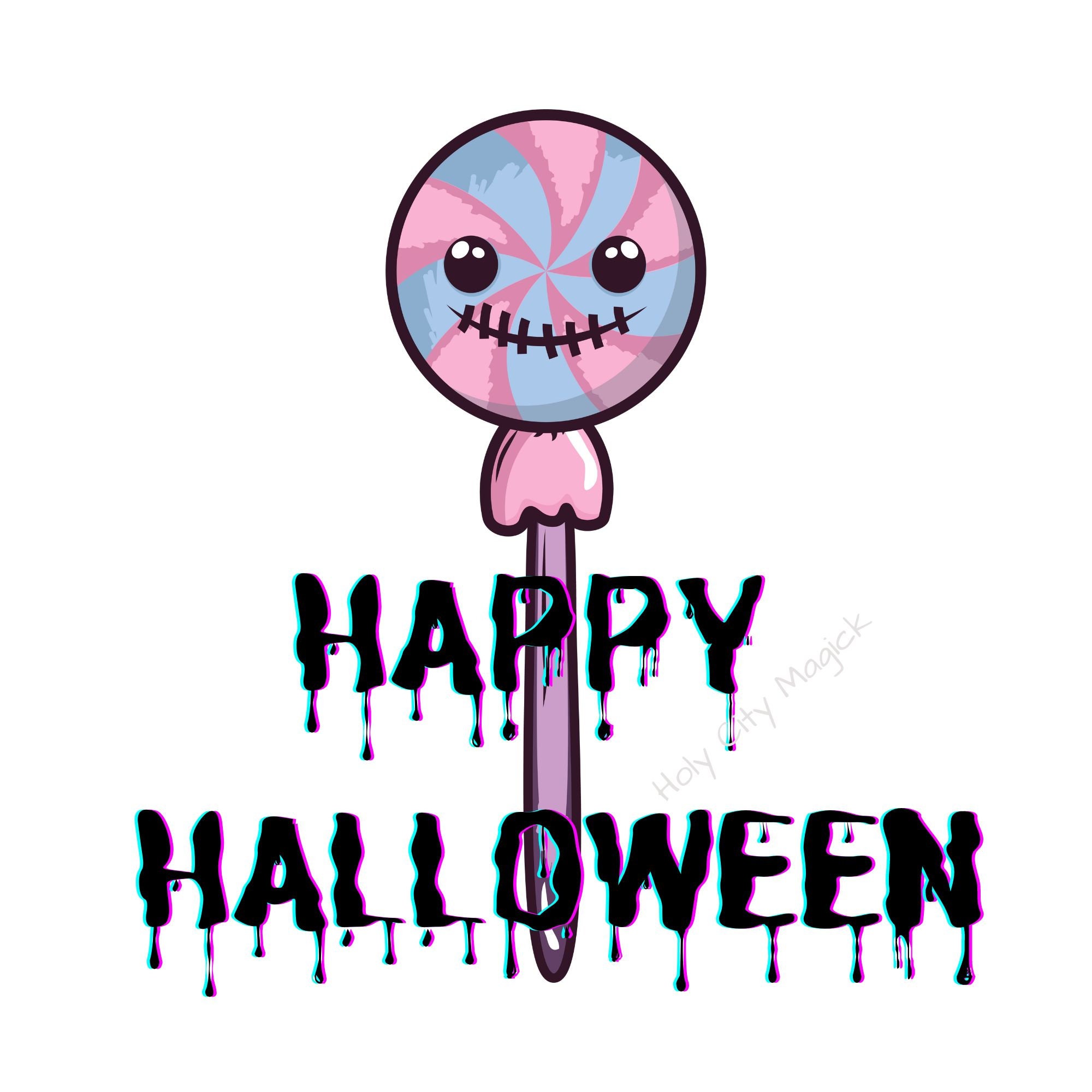 Cute Pastel Goth Halloween Candy Digital Download - Etsy