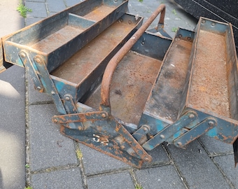 激レア1950s Anco Windshield Wipers Tool Box 1950s Anco Windshield Wipers Advertising Tool Box for Your Service