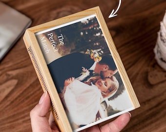 Personalized Own Couples Large Matchbox, The Perfect Match Wedding Anniversary Gifts for Couples, Housewarming Anniversary Gifts