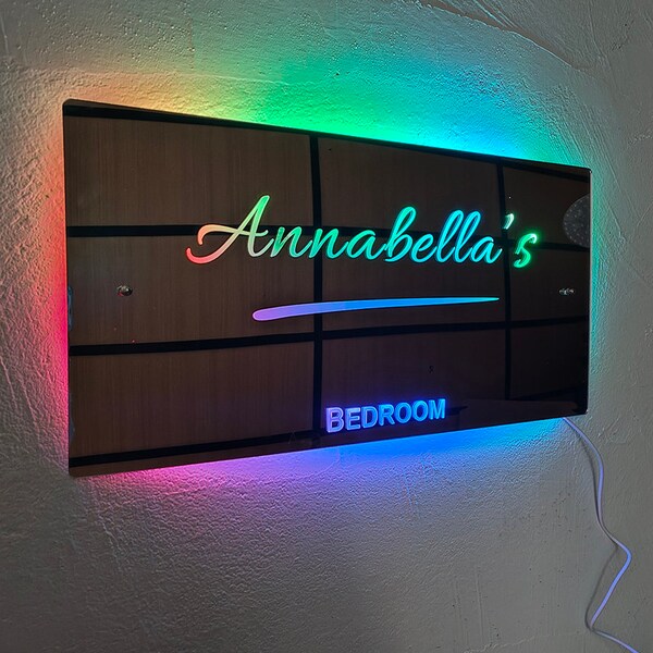 Led Light Name Sign
