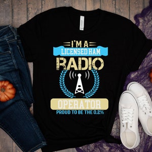 License Ham Radio Operator shirt, Unisex Shirt, Amateur Ham Radio Shirt, Hobby & Interest Apparel, Special Radio Operator,