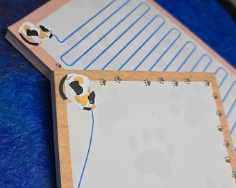 Cat Notepad and Sticky Note