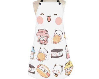 Foodie Apron | Panda Bear Print, Cute Kitchen Wear