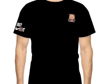 Bubu and Dudu "Just DU it" - Version 2 - Nike Parody Shirt - Men's Short-Sleeve T-Shirt