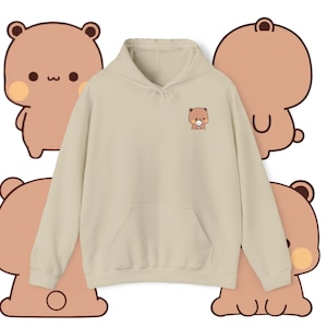 Panda Bear | Bubu and Dudu | Couples Hoodie | Dudu Version - Unisex Kawaii Sweatshirt Cartoon Graphic Hoodie Specialized Couples Gift