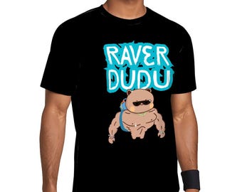Raver Dudu Mesh T-Shirt – Funny EDM Rave Bae Tee
