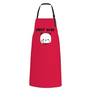Bubu Version - Cooking Apron | Bubu and Dudu | Panda Bear | Couples Gift | Kitchenware | Gift Ideas